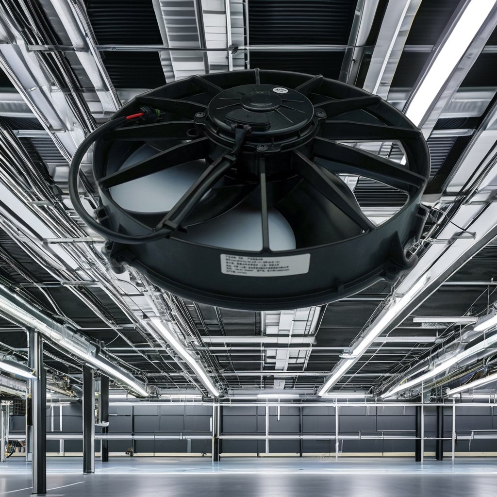SPAL VA01-BP70/VLL-79S High Quality 305MM 12INCH Bus Air Conditioning Condenser Cooling Fan Long Life for Cars
