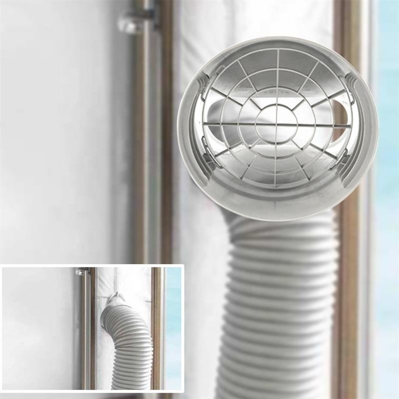 Mobile Air Conditioning Tube Coupler Portable AC Panels Exhaust Hose Pipes Adaptor Air Conditioner Window Seal Plate Connector