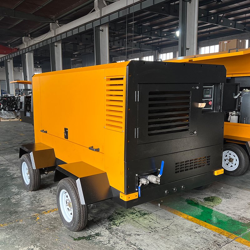 YOULI-13-10 Industrial 10 bar 110KW diesel Portable air Compressor for Drill Rig/ Water Well Drill Rig