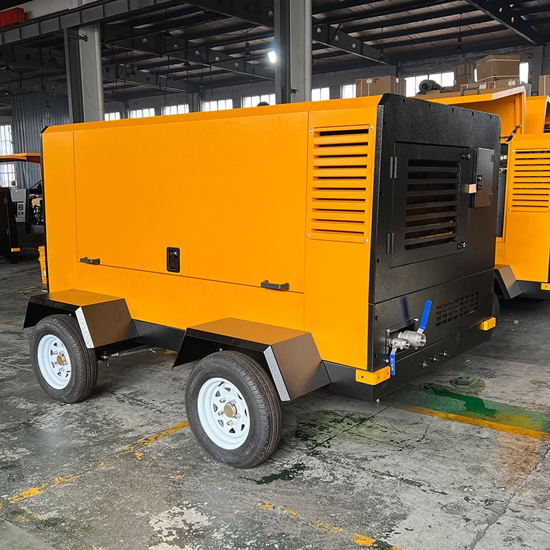 YOULI-13-10 Industrial 10 bar 110KW diesel Portable air Compressor for Drill Rig/ Water Well Drill Rig