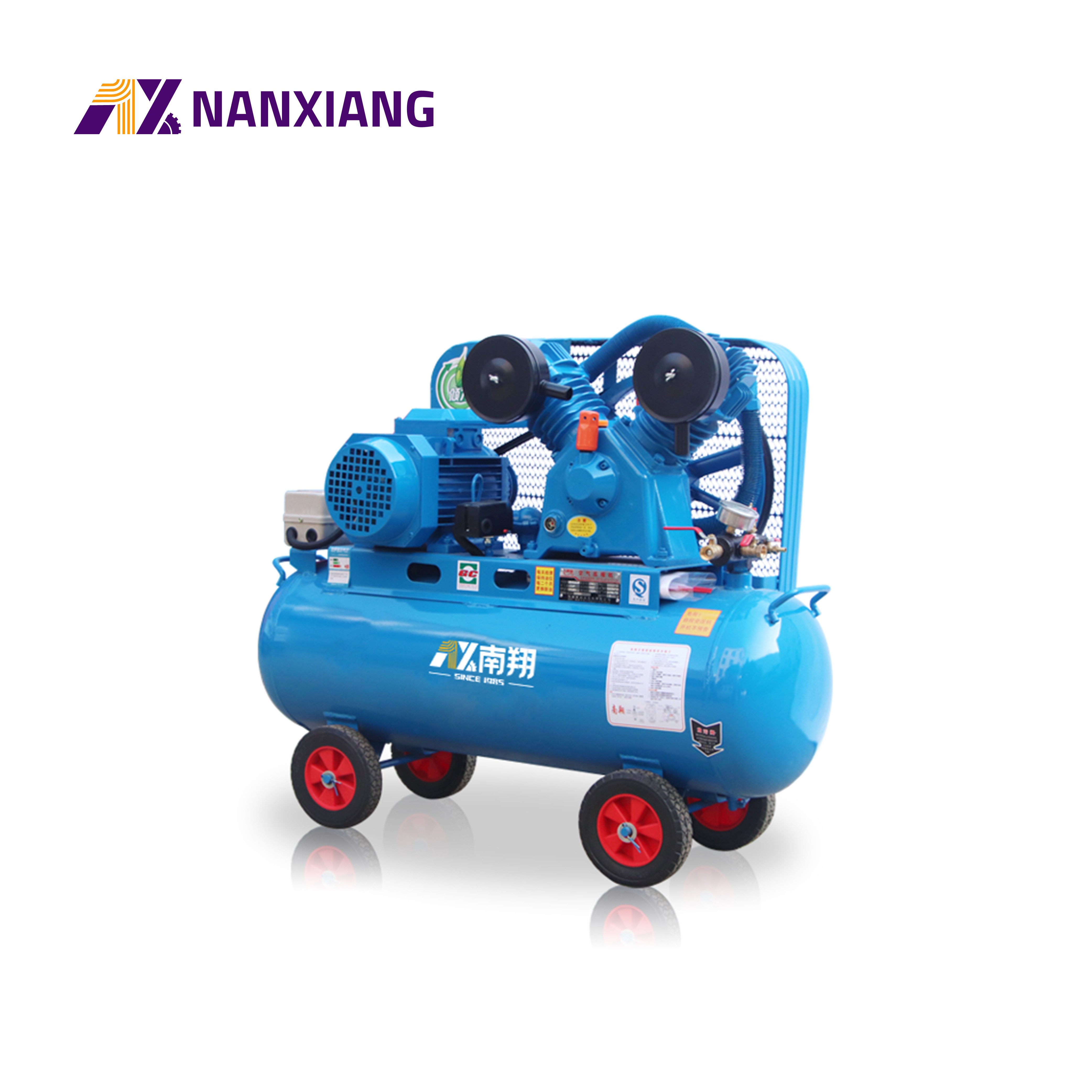 Super Mute Electric Belt Driven 220v Portable Small Direct Driven Piston Air Compressor
