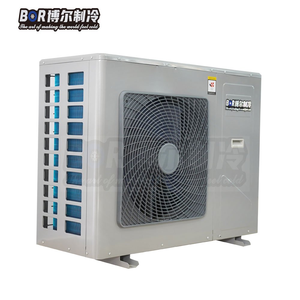 High Capacity 2 Hp Indoor Freezer Copeland 380V Refrigeration Condensing Unit Pump Motor Compactor Air Outlet Refrigeration Unit