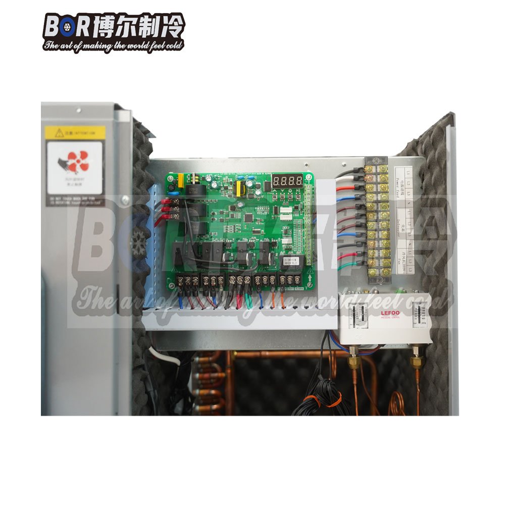 High Capacity 2 Hp Indoor Freezer Copeland 380V Refrigeration Condensing Unit Pump Motor Compactor Air Outlet Refrigeration Unit