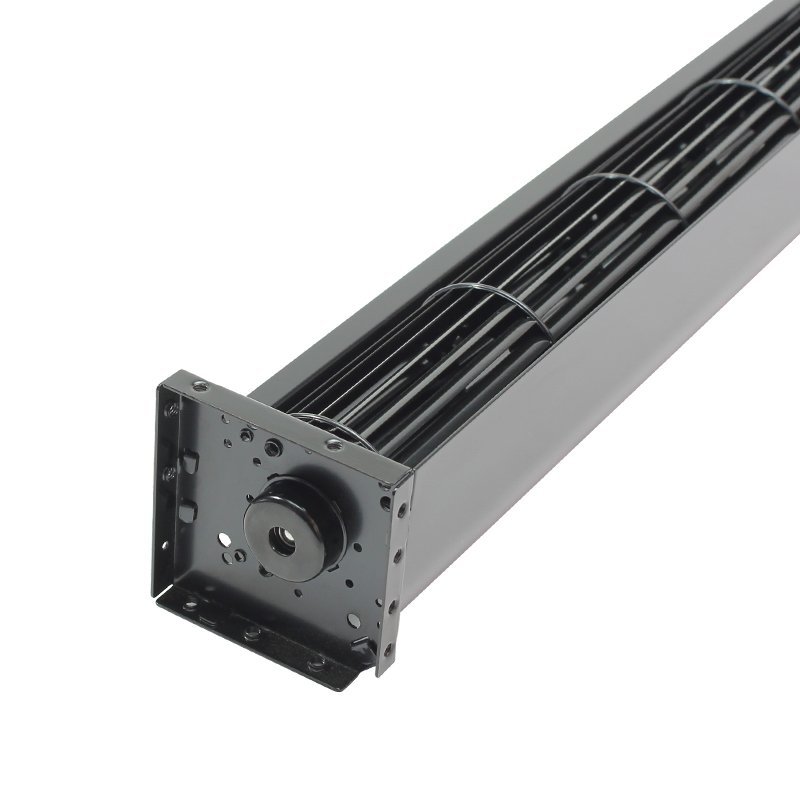 PRSK 12V 24V 50*420mm DC Silent Tangential Fan Blower Brushless Cross Flow Fans for Floor Heater