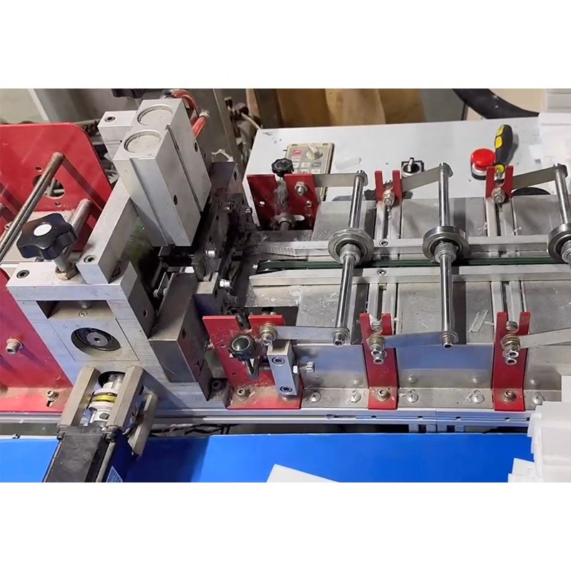 Semi-automatic Edge Bonding Machine Cabin Filter Element Pasting Adhesive Strip Machine