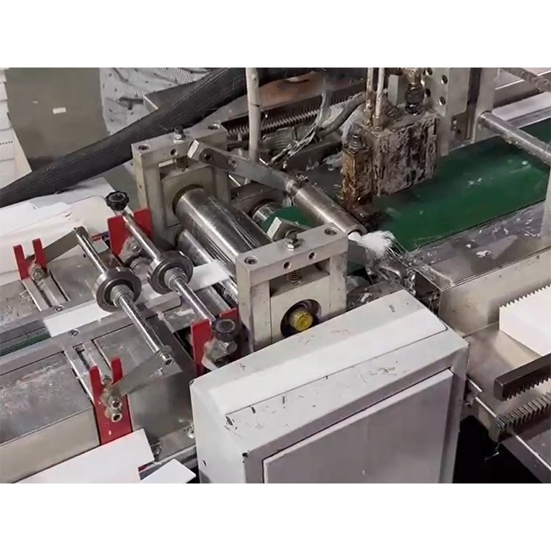 Semi-automatic Edge Bonding Machine Cabin Filter Element Pasting Adhesive Strip Machine