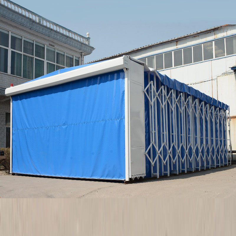 CE Certified Mobile Collapsible Retractable Painting Room Spray Booth Car Painting
