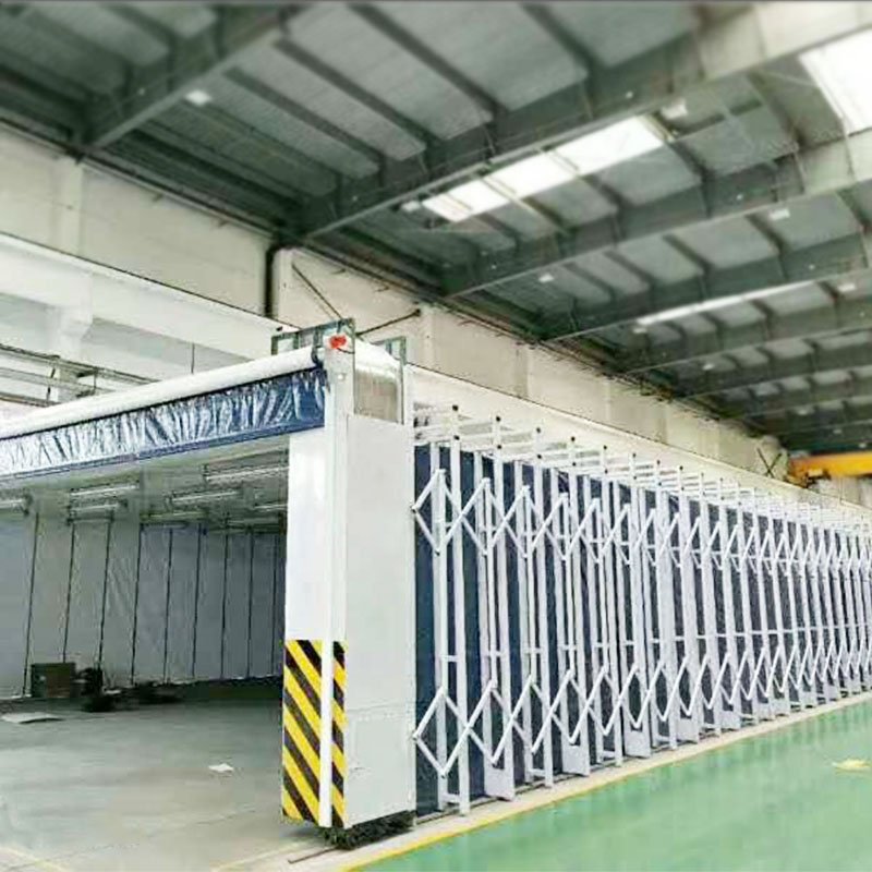 CE Certified Mobile Collapsible Retractable Painting Room Spray Booth Car Painting