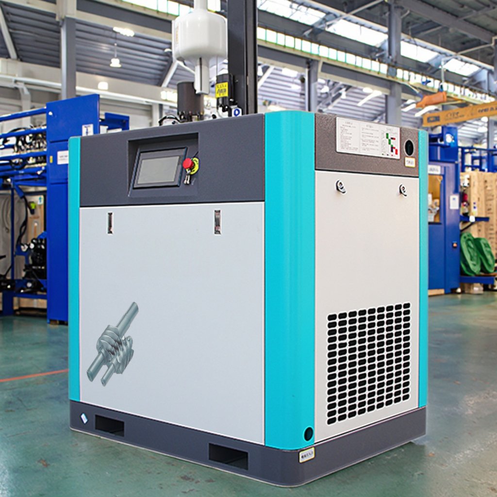 Hot Selling China 7.5kw 10hp Small Industrial Compressor Air Screw Air Compressor for Industry