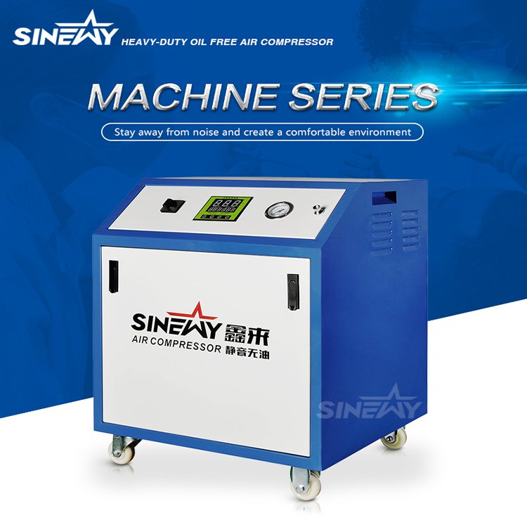 SINEWY Car Paint Oil Free Silent Air Compressor for Spray Painting Cars