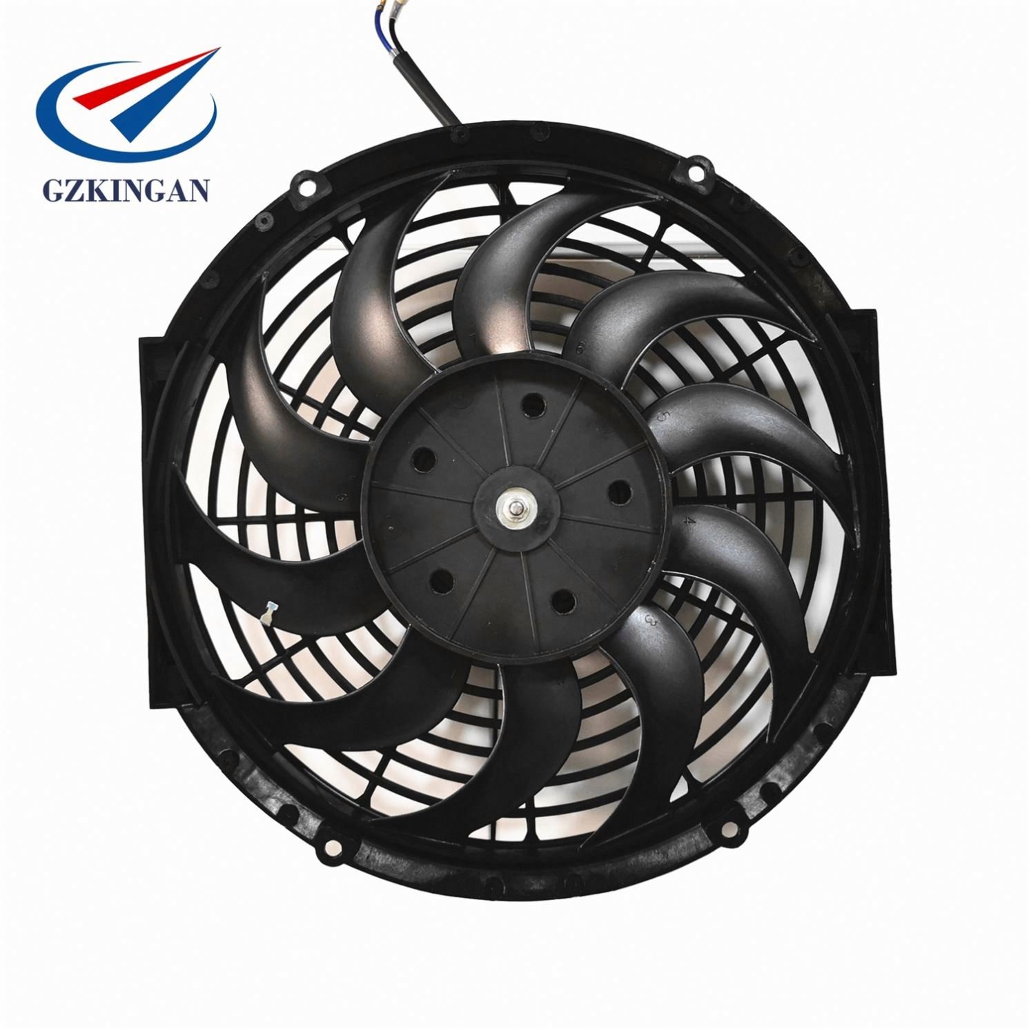12 Inch air Conditioning Fan Axial 80*80*25mm Ball Bearing 80W 120W Motor Fan, Auto Radiator Universal Condenser Fan