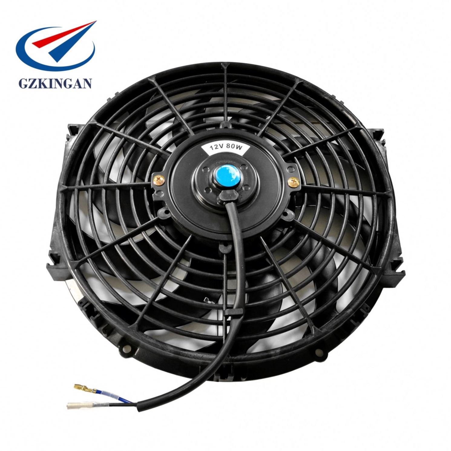 12 Inch air Conditioning Fan Axial 80*80*25mm Ball Bearing 80W 120W Motor Fan, Auto Radiator Universal Condenser Fan