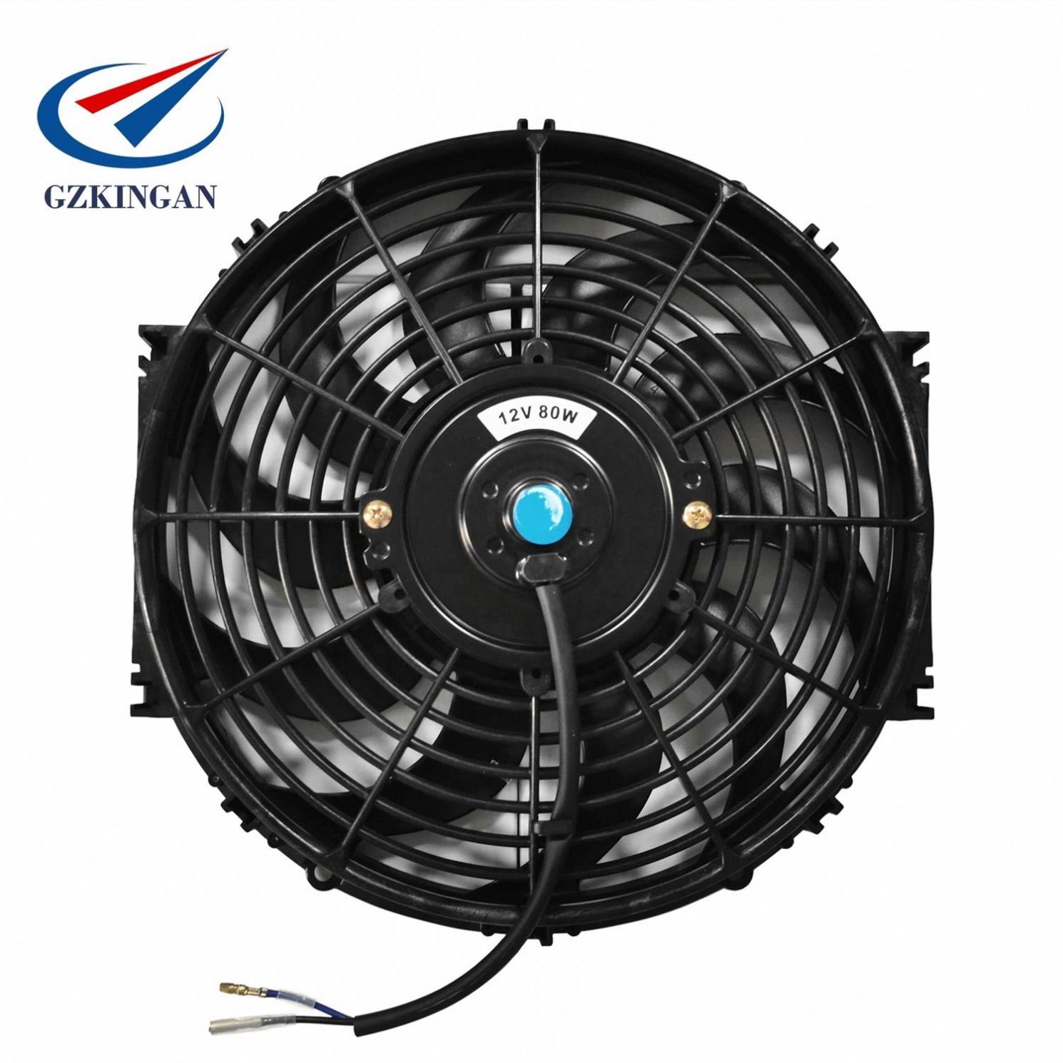 12 Inch air Conditioning Fan Axial 80*80*25mm Ball Bearing 80W 120W Motor Fan, Auto Radiator Universal Condenser Fan