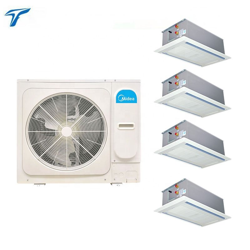 Midea Industrial air Cooled Chiller Indoor Unit Fan Coil Unit of Four Way Cassette Ac for Churches