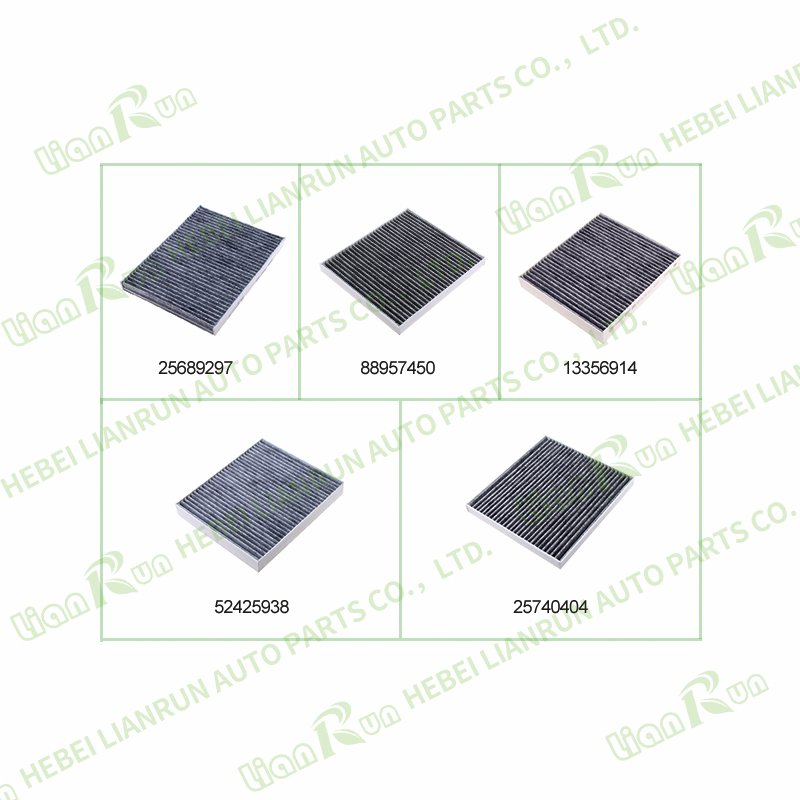 Auto Parts Car Replacement High Performance Conditioner Carbon Cabin Hepa Air Filter 25689297/52425938 Fits for cadillac