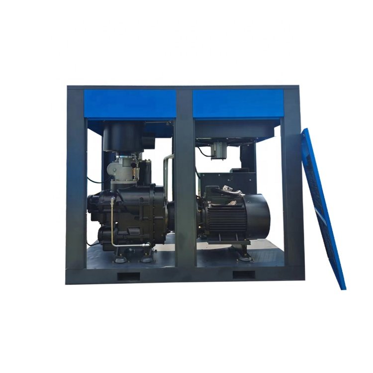 Factory Price 45KW 60HP Two-Stage Permanent Magnet VSD Screw Air Compressor for Food Industry