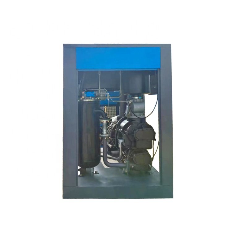 Factory Price 45KW 60HP Two-Stage Permanent Magnet VSD Screw Air Compressor for Food Industry