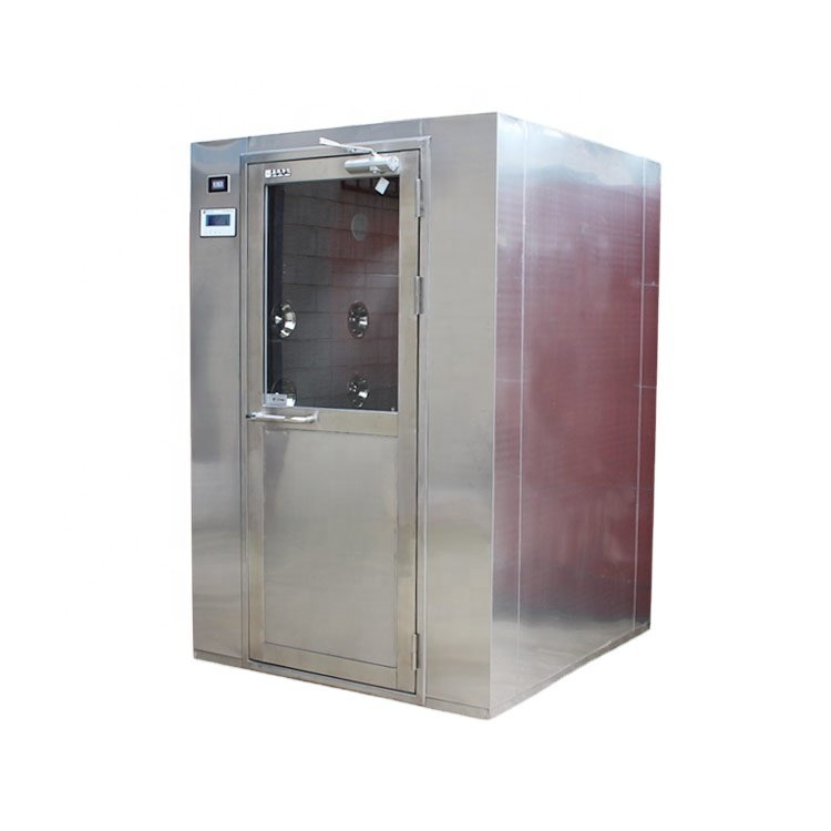 Full Stainless Steel More Person Double Automatic Door Air Shower Room