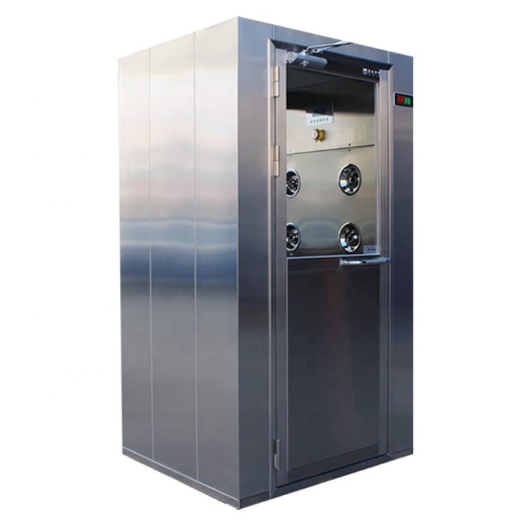 Full Stainless Steel More Person Double Automatic Door Air Shower Room