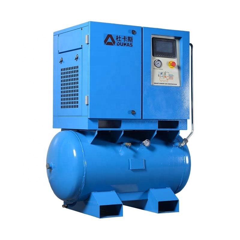 China Outstanding Manufacturer Industrial Electric Silent Rotary Screw Air Compressor 7.5Kw 10Hp Price on Sale Intelligent Control