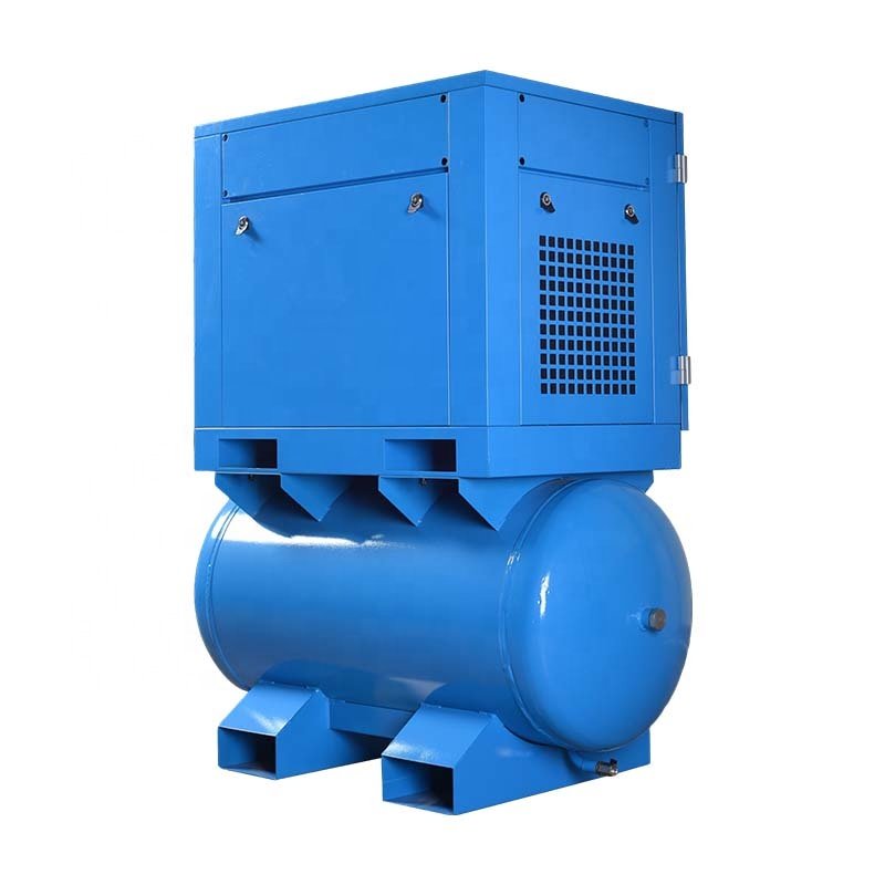 China Outstanding Manufacturer Industrial Electric Silent Rotary Screw Air Compressor 7.5Kw 10Hp Price on Sale Intelligent Control