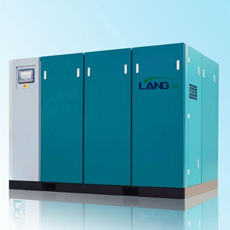 Langair 150kw 40bar High Pressure Industrial Rotary Screw Aircompressor Two Stage Electric Screw Air Compressor,Factory Price