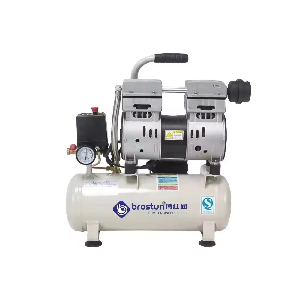 China's Excellent Oil Free Air Compressor 50L Low Noise Oil Free Silent Air Compressor 50L 2880 RPM 2.4kw 3.2 Horsepower