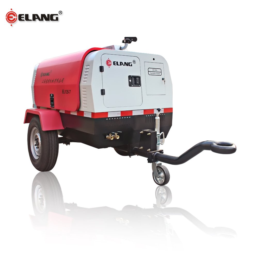 135 Cfm 3.5 M3/min Industrial Mining Drill Used Screw Air Compressor for Pavement