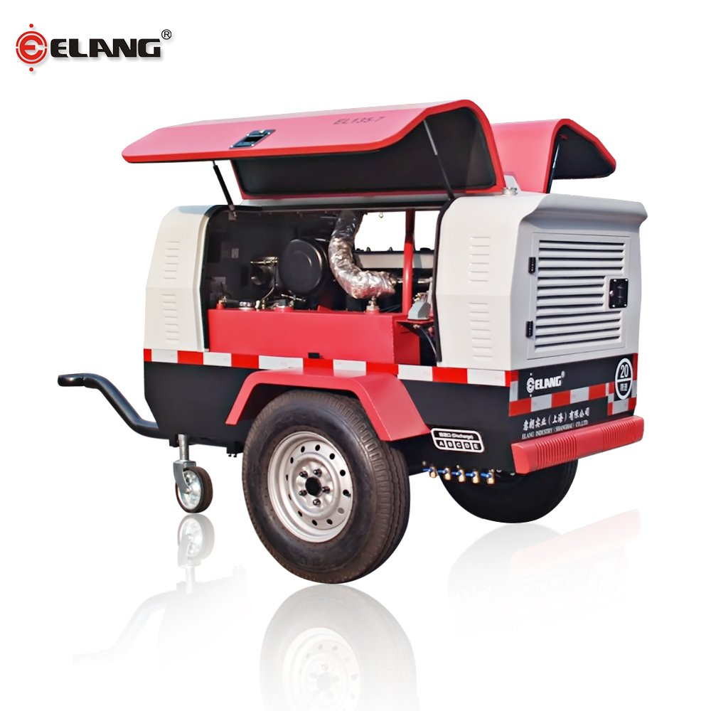 135 Cfm 3.5 M3/min Industrial Mining Drill Used Screw Air Compressor for Pavement