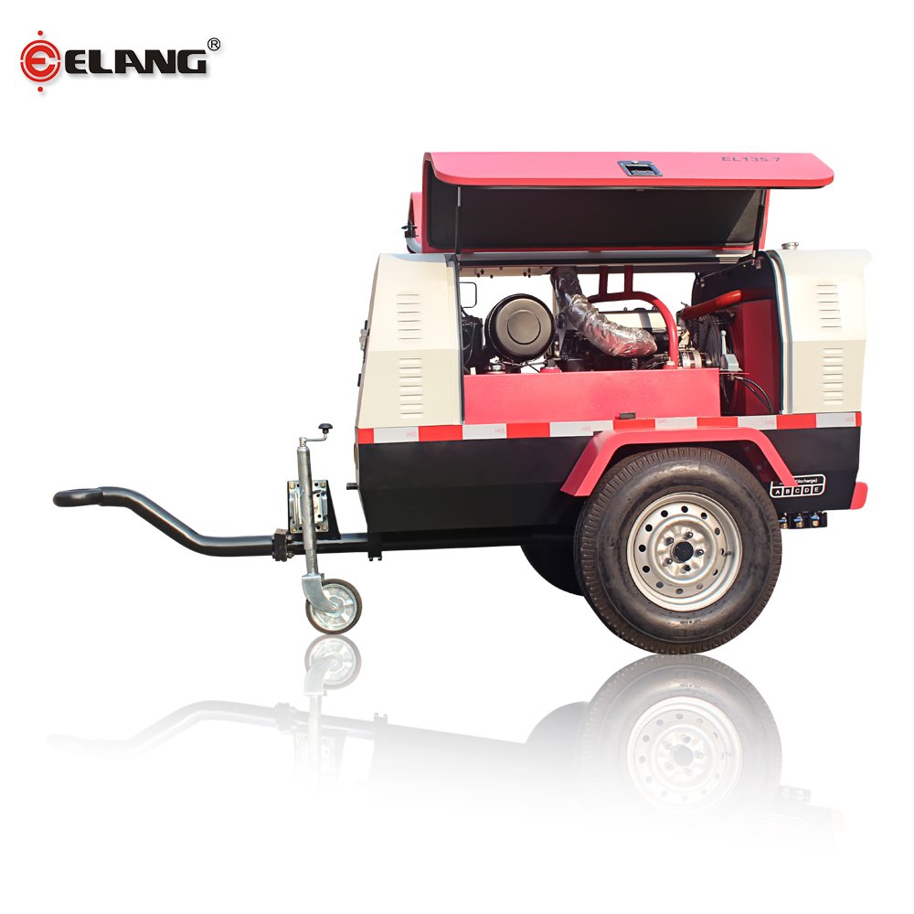135 Cfm 3.5 M3/min Industrial Mining Drill Used Screw Air Compressor for Pavement