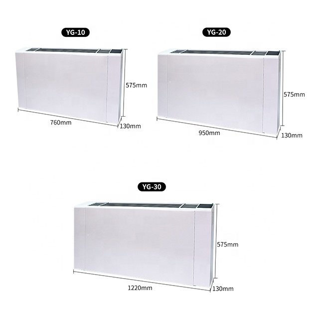 130 mm Ultra Thin FanCoil 220 Volt Wall Mounted Floor Standing Water Chilled Slim Room Fcu Fan Coil Unit Price
