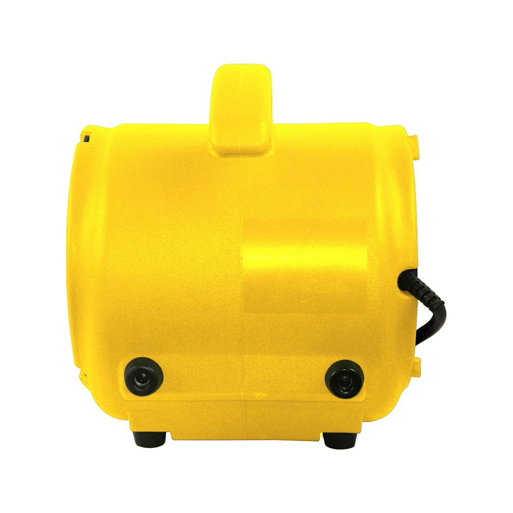 AIRGURU Mini Mighty 1/5Hp 570CFM Air Blower Fan Industrial Axial Flow Floor Drying Blower Stackable Daisy Chain