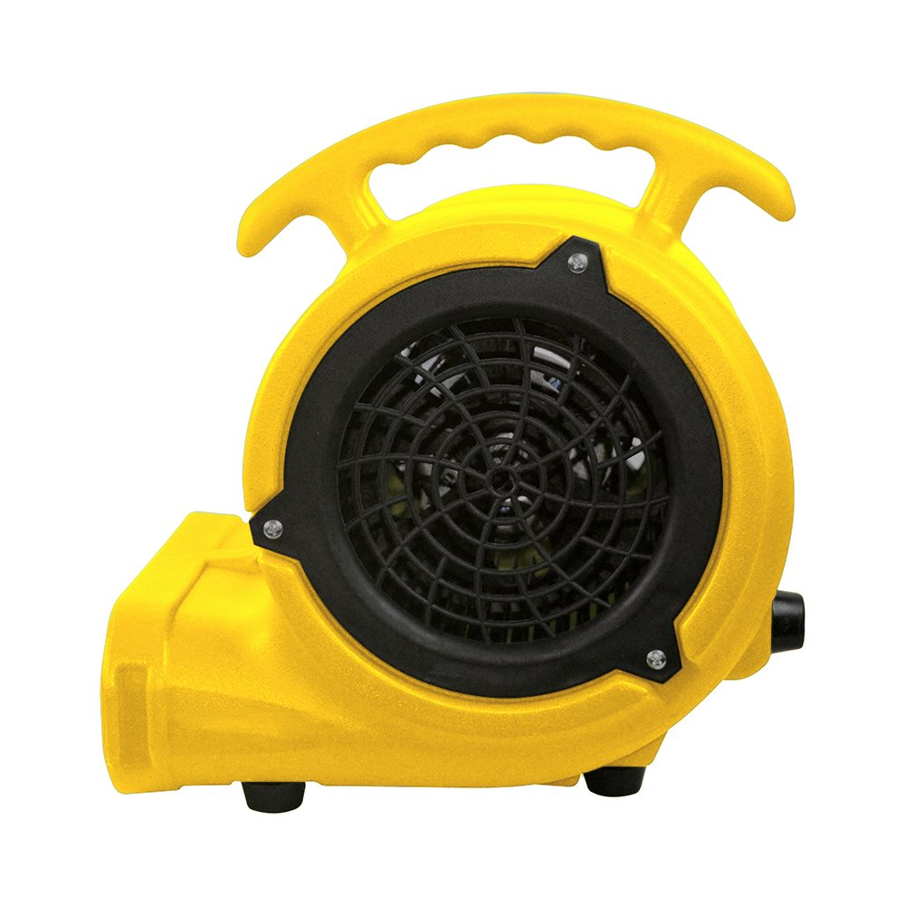 AIRGURU Mini Mighty 1/5Hp 570CFM Air Blower Fan Industrial Axial Flow Floor Drying Blower Stackable Daisy Chain