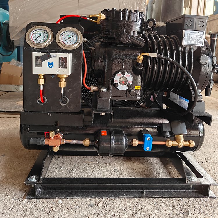 Less Noise Small and Medium-Sized Refrigeration Scroll Compressor Unit,Air-Cooled Condensing Unit
