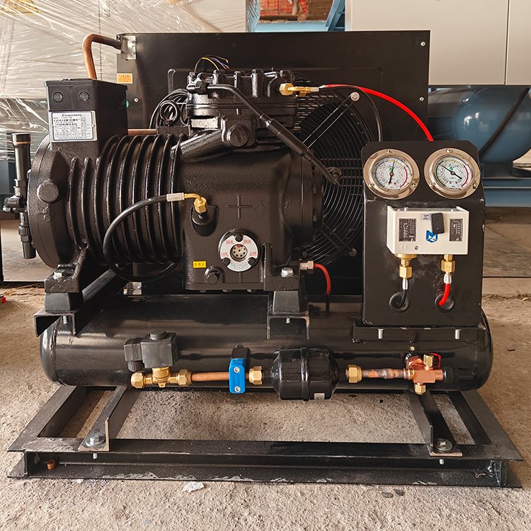 Less Noise Small and Medium-Sized Refrigeration Scroll Compressor Unit,Air-Cooled Condensing Unit