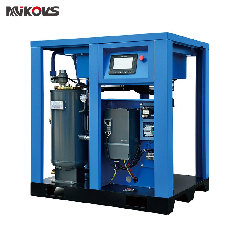 Chinese Industrial Compressor Suppliers Mikovs Customized Drive 5.5kw 15kw 22kw 10hp Fix Speed Screw Type Air Compressor