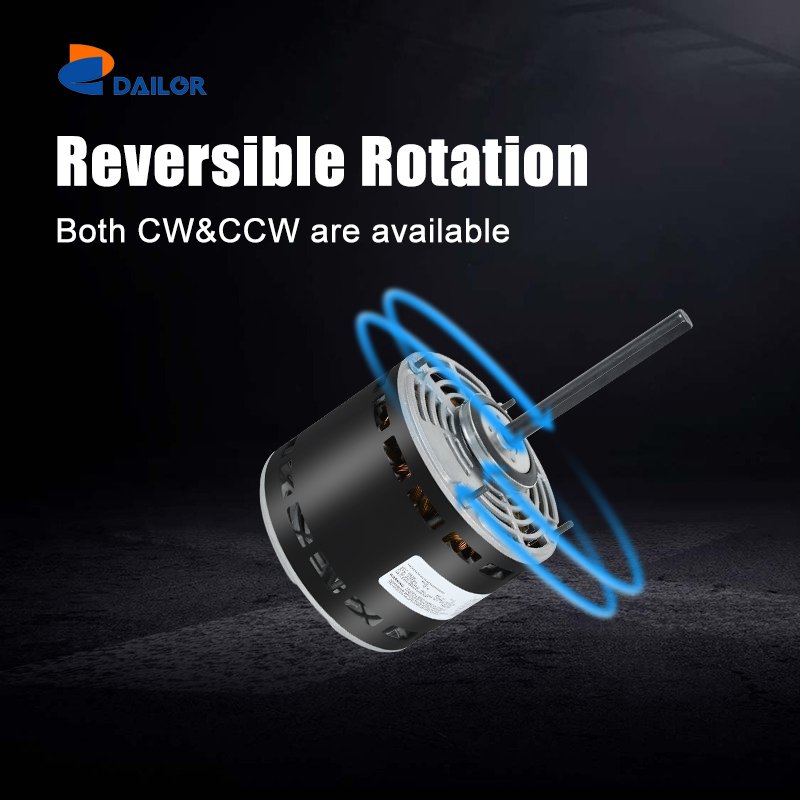 Customized 1/4 hp 1100 RPM 1.4 a 208-230V Condenser Fan Motor
