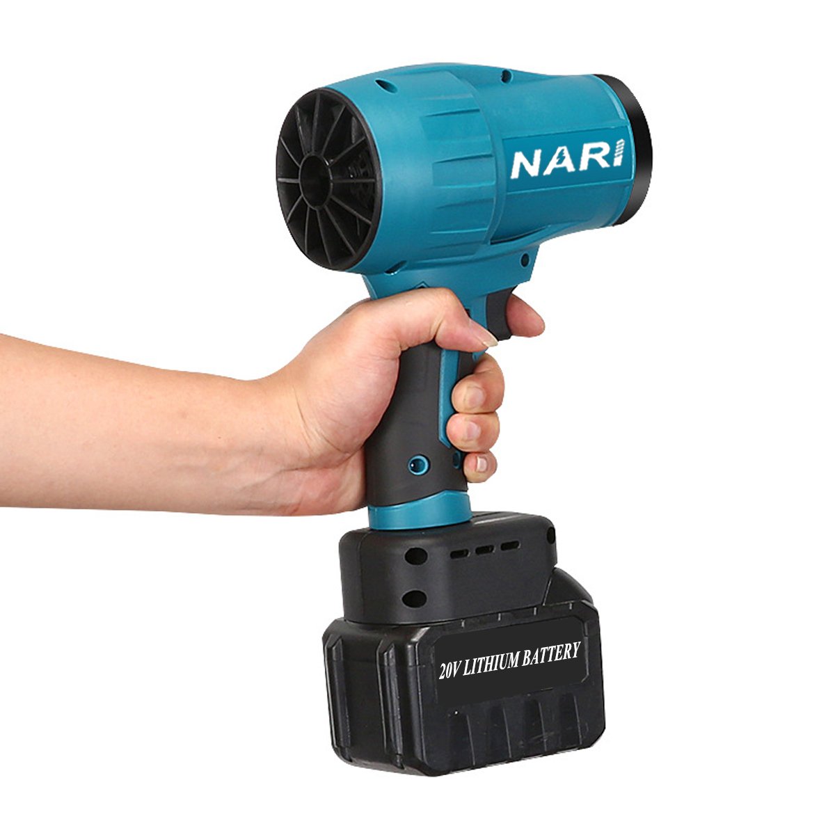 Brushless 18V High Pressure Super Power Storm Machine Violent Turbo Fan Portable Outdoor Leaf Dust Snow air Cordless Blower Gun