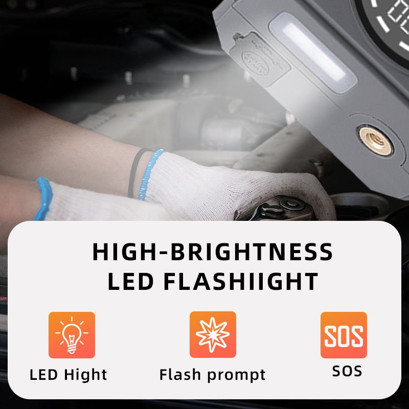 2000A Motorcycle Truck Energy Cube Power Booster Solar Generator Emergency Baseus Powerbank Car Jump Starter With Air Compressor