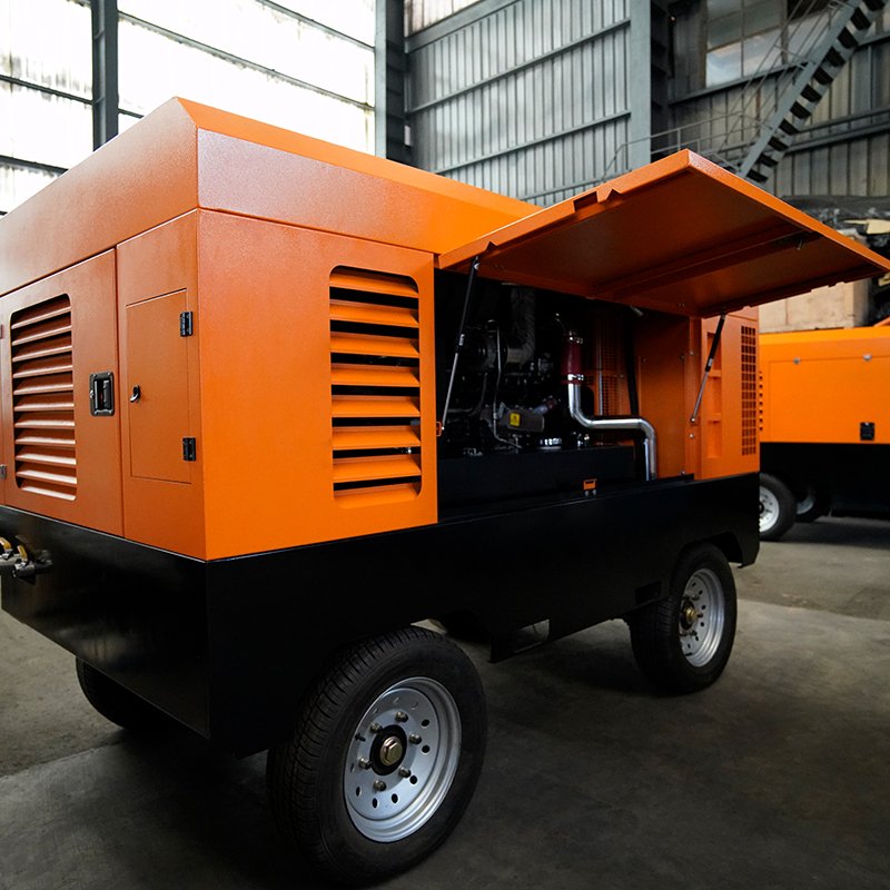 air Compressor Factory Wholesale 0.6-35bar High Quality diesel Portable Screw air Compressor