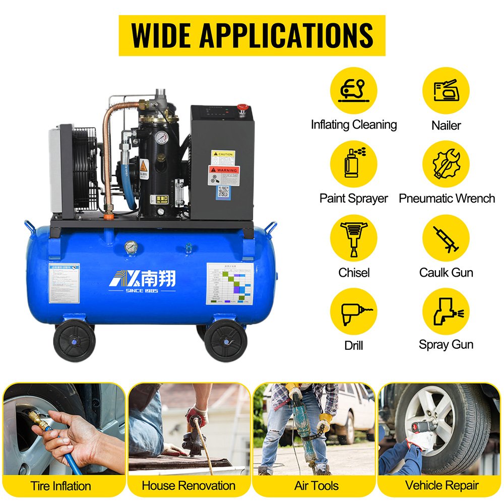 Best Price Mobile Compressor Manufacturer 2.2kw 3kw 4kw 5kw 5.5kw Industrial Air Compressor for Painting