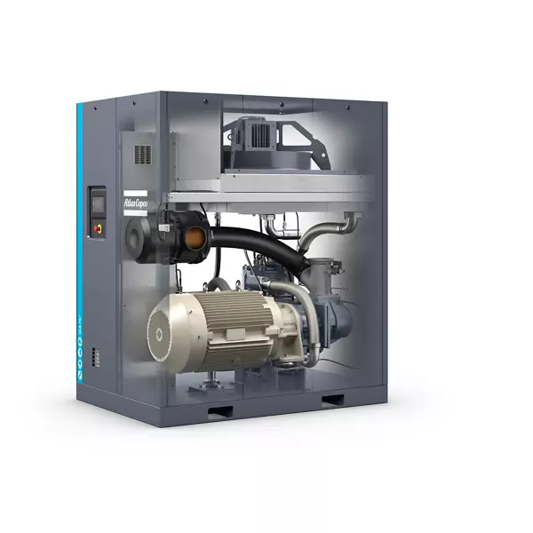 Atlas GA55 Industrial Screw air Compressor | 8.5-11.5m³/min| 55Kw&75Hp 99.9% Dust Particle Filtration |Remote High Efficiency