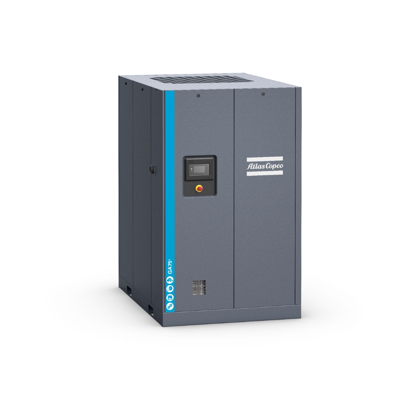 Atlas GA55 Industrial Screw air Compressor | 8.5-11.5m³/min| 55Kw&75Hp 99.9% Dust Particle Filtration |Remote High Efficiency