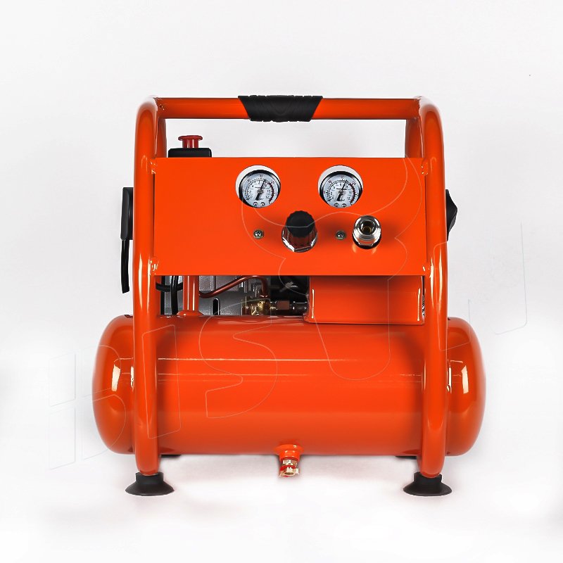 Bison 6 L Small 1100W Silent Oil Free Air Compressor 1.5Hp Low Noise Portable Oilless Air Compressor