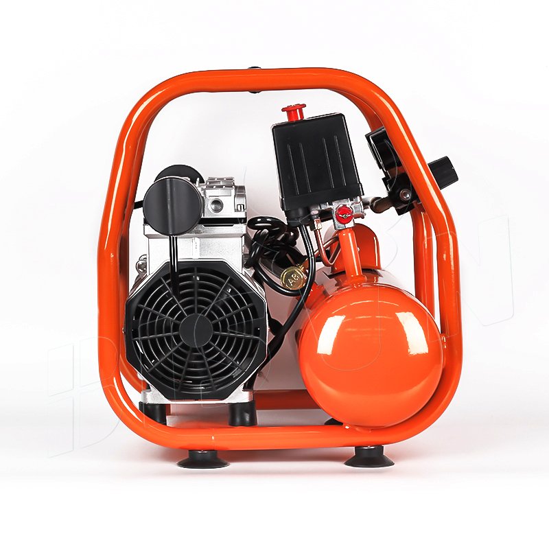 Bison 6 L Small 1100W Silent Oil Free Air Compressor 1.5Hp Low Noise Portable Oilless Air Compressor