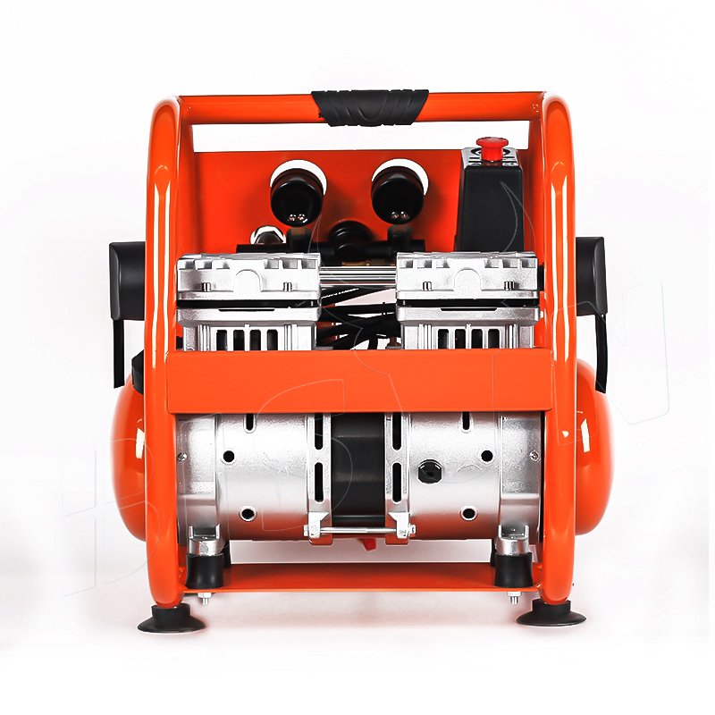 Bison 6 L Small 1100W Silent Oil Free Air Compressor 1.5Hp Low Noise Portable Oilless Air Compressor
