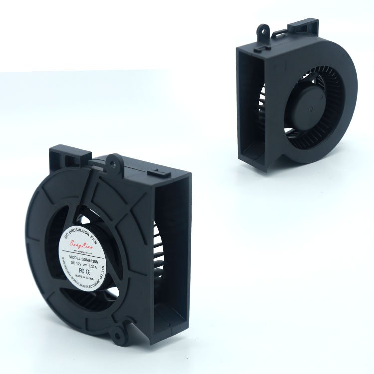 Industrial Centrifugal Turbo Blower Fan 80x25Mm DC 12V 80Mm Sleeve/Ball Bearing Dc Blower Fan