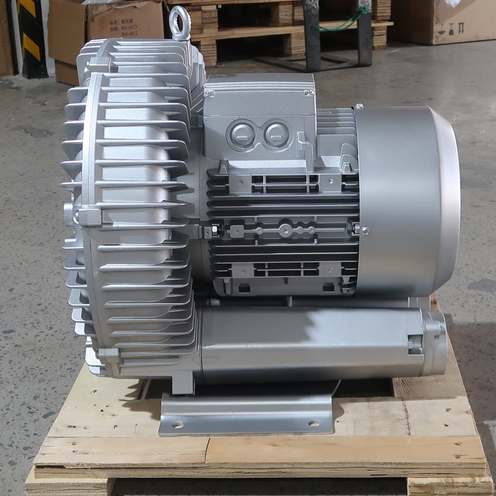 380v 7.5kw/9kw Single Stage High Pressure Side Channel Blower Industrial Air Ring Blower for Film Laminating Machine