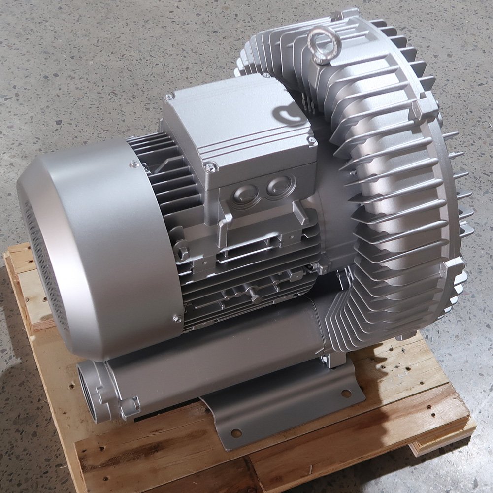 380v 7.5kw/9kw Single Stage High Pressure Side Channel Blower Industrial Air Ring Blower for Film Laminating Machine