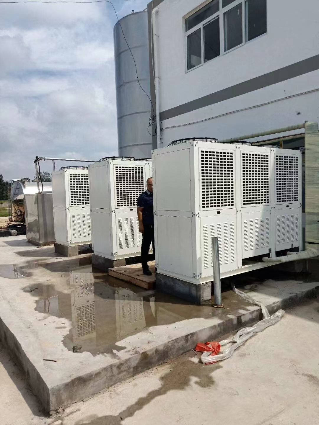 High Quality Frost-Free Anti-Vibration Box Type Air Cooled Cold Room Condensing Unit Self-Diagnostic R410A Pump Motor Affordable